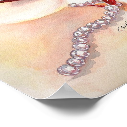 "De parels!" 8x10 afdrukken Poster (Hoek)