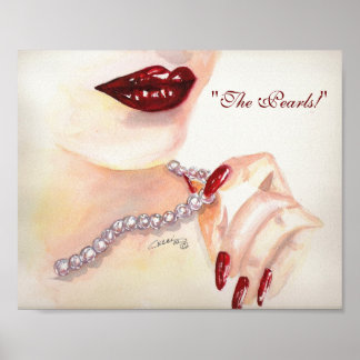 "De parels!" 8x10 afdrukken Poster