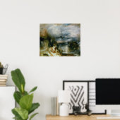 De paring van Hero en Leander (olie op doek) Poster (Thuiskantoor)