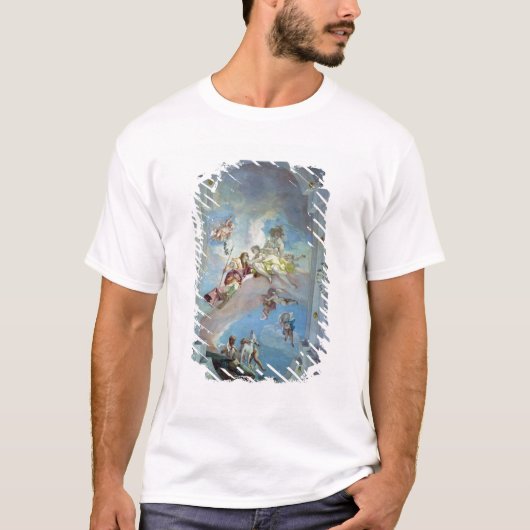 De paring van Venus uit Adonis, 1707-08 (fresco) T-shirt (Voorkant)