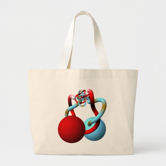 De paringsdans van de Alexander Horned Spheres Grote Tote Bag (Voorkant)