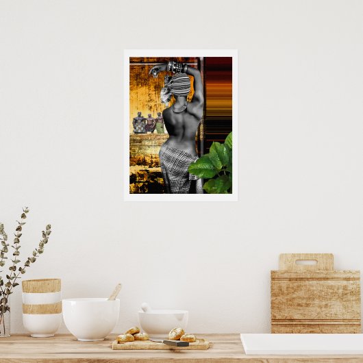 De paringskoorts brandt poster (Keuken)