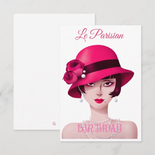 De Parisiaanse Uitnodiging (Voorkant / Achterkant)