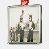 De Parisian Municipale Guard Metalen Ornament (Links)
