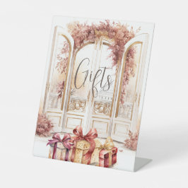 De Parisienne huwelijkscadeau tafel Reclamebord Met Voetstuk