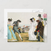 De Parisienne in Londen Briefkaart (Voorkant / Achterkant)