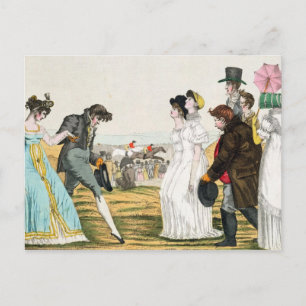 De Parisienne in Londen Briefkaart