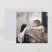 De Parisienne van Albert Edelfelt 1883 (Voorkant / Achterkant)