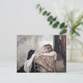 De Parisienne van Albert Edelfelt, 1883 Briefkaart (Staand voorkant)