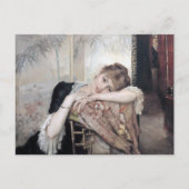 De Parisienne van Albert Edelfelt, 1883 Briefkaart (Voorkant)