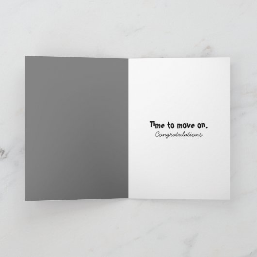 De Parkeermeter van de pensionering Kaart (Binnen)