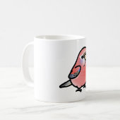 De parkiet van Chubby Rosey Bourke Koffiemok (Voorkant links)