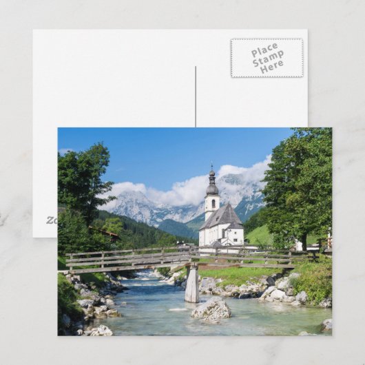 De parochie van Ramsau Briefkaart (Voorkant / Achterkant)