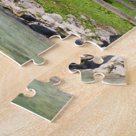 De parochie van Ramsau in Beieren, Duitsland Legpuzzel (Zijkant)