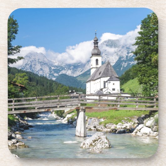 De parochiekerk van Ramsau Drankjes Onderzetter (Voorkant)
