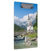 De parochiekerk van Ramsau in Beieren, Duitsland Klembord (Rechts)