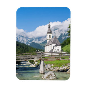 De parochiekerk van Ramsau in Beieren, Duitsland Magneet