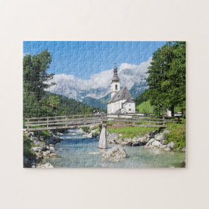 De parochiekerk van Ramsau Legpuzzel