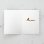 De Parodie Grappig Halloween van Frankenstein Kaart (Binnen)