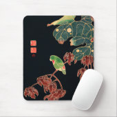 De Paroquet Colorful Bird Japanse afbeelding Muismat (Met muis)