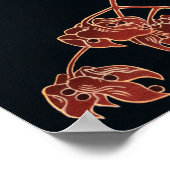 De Paroquet Colorful Bird Japanse afbeelding Poster (Hoek)