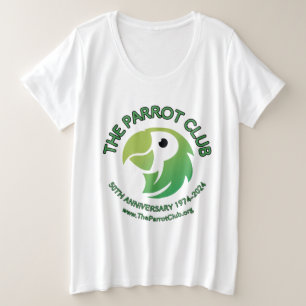 De Parrot Club 50e Jubileum Dames Grote Maat T-shirt