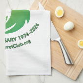 De Parrot Club 50e Jubileum keukenhanddoek (Quarter Fold)