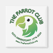 De Parrot Club 50e Jubileum magneet (Voorkant)