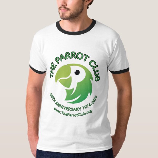 De Parrot Club 50e Jubileum Mannen T-shirt (Voorkant)