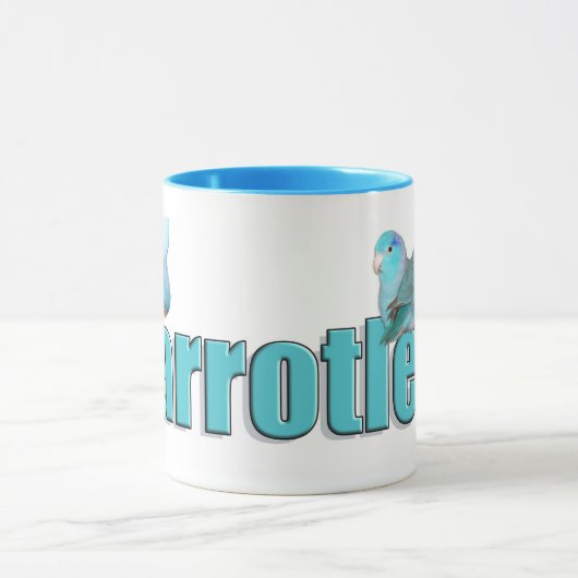 De Parrotlets Pacific Blue Parrotlet Coffee Mok (Midden)