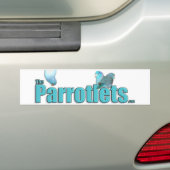De Parrotlets Pacific Blue Parrotlets Sticker Art (Op auto)