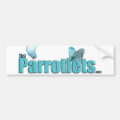 De Parrotlets Pacific Blue Parrotlets Sticker Art (Voorkant)