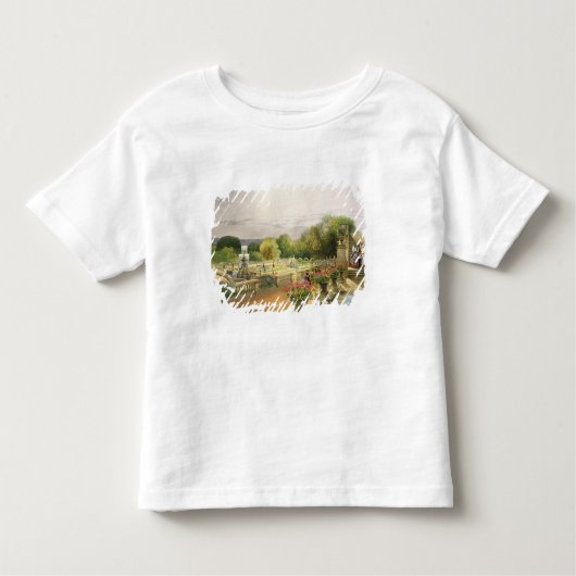 De Parterre, Harewood House bij Leeds, pub. door T Kinder Shirts (Voorkant)