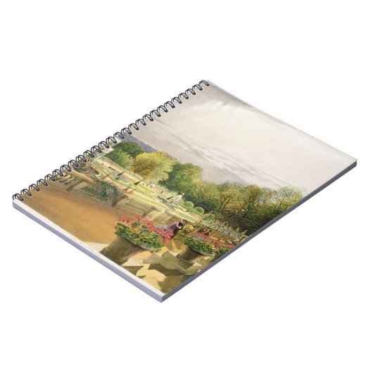 De Parterre, Harewood House bij Leeds, pub. door T Notitieboek (Linkerzijde)