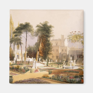 De parterre in de tuinen in Wilton, de zetel van Magneet