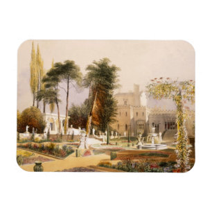 De parterre in de tuinen in Wilton, de zetel van Magneet