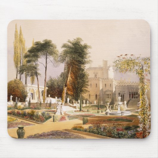 De parterre in de tuinen in Wilton, de zetel van Muismat (Voorkant)