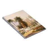 De parterre in de tuinen in Wilton, de zetel van Notitieboek (Rechterzijde)