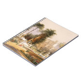 De parterre in de tuinen in Wilton, de zetel van Notitieboek (Linkerzijde)