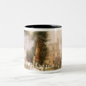 De parterre in de tuinen in Wilton, de zetel van Tweekleurige Koffiemok (Center)