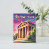 De Parthenon Tennessee Briefkaart (Staand voorkant)