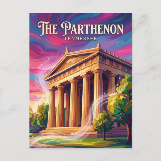 De Parthenon Tennessee Briefkaart (Voorkant)
