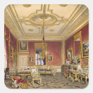 De particuliere vergaderzaal van de koningin, Wind Vierkante Sticker