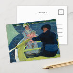De partij bij de vangst | Mary Cassatt Briefkaart<br><div class="desc">De Boating Party (1893-1894) van de Amerikaanse impressionist Mary Cassatt. Origineel kunststuk is een oliesschilderij op canvas. Gebruik de ontwerphulpmiddelen om douanetekst toe te voegen of het afbeelding te personaliseren.</div>
