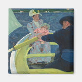 De partij bij de vangst | Mary Cassatt Magneet (Voorkant)