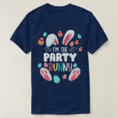 De partij bunny Matching Family Easter Party TS T-shirt (Design voorkant)