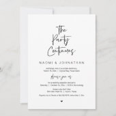 De partij gaat verder, zwart, weduwenuitloper kaart (Voorkant)