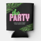 De partij Groen & Roze Tropisch Bach Blikjeskoeler (Voorkant)