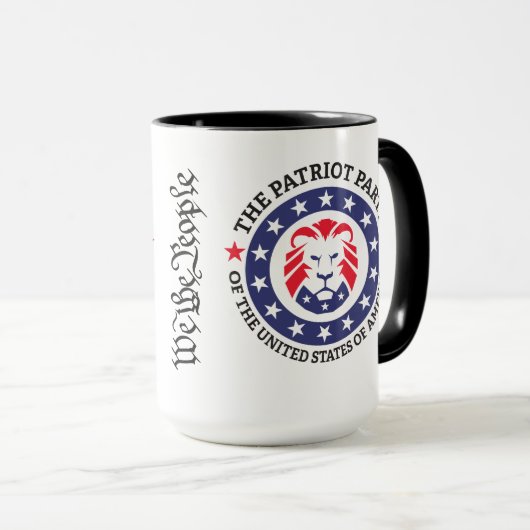 De partij Patriot Mok (Voorkant rechts)