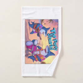 De partij Sharks Band Handdoek